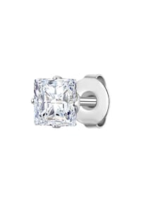 TRUE REBELS - Herren Ohrringe aus Edelstahl in silber Zirkonia - silber