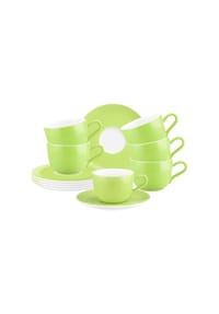 Seltmann Weiden Kaffeetassen mit Untertassen Liberty Pure Colors 260 ml 6er Set - LIBERTY PURE COLORS - beige