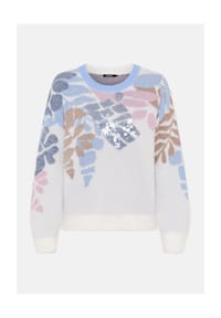 olsen - Pullover mit platziertem Dessin - Off White