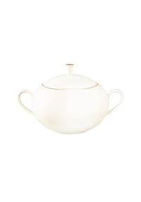 Seltmann Weiden Terrine mit Deckel Savona Goldlinie 3,30 l creme - SAVONA - creme