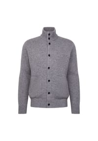 seidensticker - Strick-Jacke - Mid Grey Melange (0035)