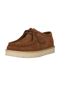CLARKS® - Schnürschuhe Meare Walla mit leichter Konstruktion - 1224 Cola Suede