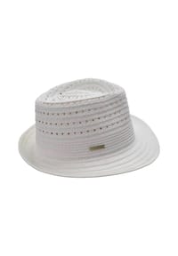 SEEBERGER - Papierstroh Bortenmix Trilby 55704-0 - nuss