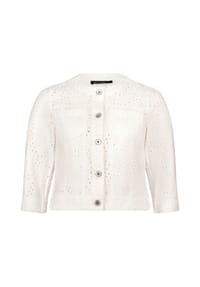 BETTY BARCLAY - Jeansjacke mit 3/4 Arm - Rohweiß