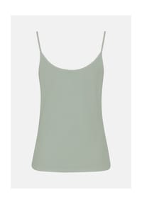 olsen - Shirt mit schmalen Trägern - Salvia Green