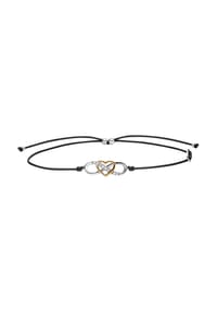 Julie Julsen® - Armband 925/- Sterling Silber 8 Zirkonia - mehrfarbig