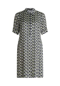 BETTY BARCLAY - Hemdblusenkleid mit Aufdruck - Dark Blue/Green