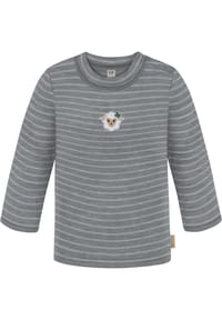 normani® - Baby Merino Longsleeve Taupo - Anthrazit
