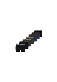 HEAD® - Herren Boxershorts, 7er Pack - Basic Boxer Trunks ECOM, Cotton Stretch - Blau/Schwarz/Orange