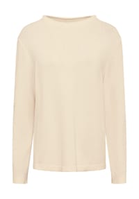 Street One - Pullover, Rippbündchen, für Damen - 16351 SOFT BEIGE