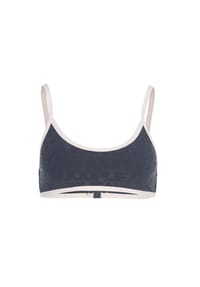 JOOP! - Bügel-Bikini-Top Jeans! Logogram! - blau