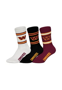 Tradecon - Unisex Socken, 3er Pack - NFL Teams, 3Pack Crew Socks, Football, Logo, Baumwollmischung - Arizona Cardinals