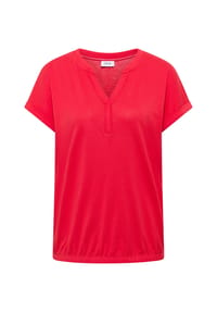 CECIL - Shirt, Split-Neck, für Damen - 16759 APPLE RED