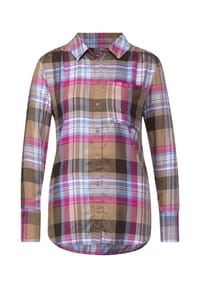 Street One - Langarmbluse - dark deer brown