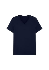 HOM - Soft Unterhemd, Kurzarm, V-Ausschnitt, für Herren - 00RA NAVY