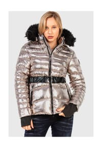 CIPO & BAXX® - Jacken WINTER JACKET modernes Design mit hohem Tragekomfort - SILVER