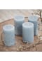 LOBERON Kerze 4er Set Braga graublau Bild 4