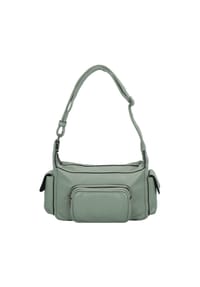 LIEBESKIND Lila - Lila Schultertasche Leder 33 cm - forest green