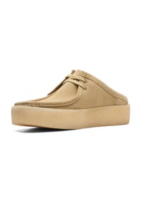 CLARKS® - Slipper Wallabee aus recyceltem Wildleder - 5252MapleSuede