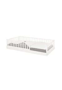 Pinolino® - Bodenbett 'Evi', 90 x 200 cm, weiß lackiert - weiß
