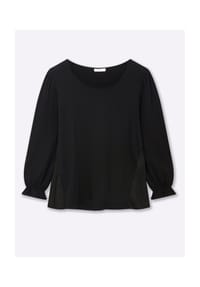 sheego - Sweatshirt - schwarz