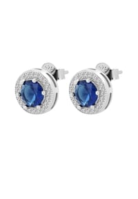 Adelia's - Damen Ohrstecker aus 925 Silber mit Zirkonia - silber