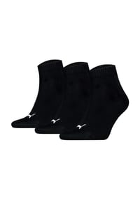 PUMA® - Kurzsocken, 3er-Pack, Rippbündchen - 200 BLACK