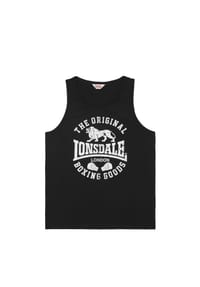 LONSDALE™ - Herren Singlet normale Passform BOWES - Black/White