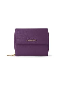 LAZAROTTI Bologna Leather - Bologna Leather Geldbörse Leder 12 cm - black