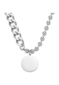 MANGUUN - Damen Kette mit Anhänger, Edelstahl - SILBER