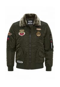 CIPO & BAXX® - Winterjacke CM232 mit Kapuze - BLACK