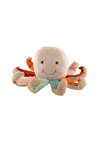 sigikid® - Krake Patchwork Sweety ,  für Babys und Kinder - grau/mehrfarbig