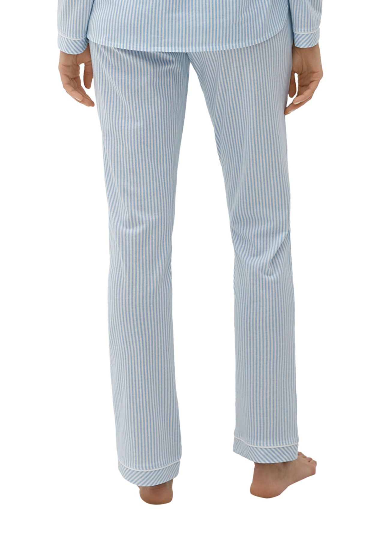 S.Oliver Schlafanzug-Hose Everyday Nw, Tunnelzug, FüR Damen, Blau, 32/34