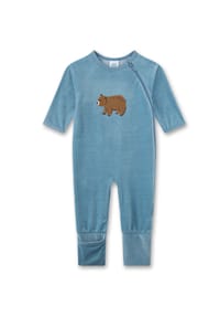 Sanetta - Strampler, Reißverschluss, für Babys und Kleinkinder - 5161 BLUEJAY