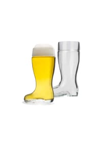 Stölzle Lausitz Biergläser Stiefel 500 ml 2er Set transparent - STIEFEL - transparent