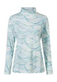 SIEH AN! - Langarm-Shirt - mauve-ecru-bedruckt