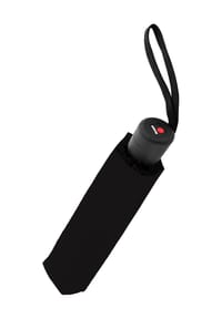 Knirps - Taschenschrim, kompakt, Uni - schwarz