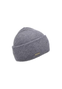 SEEBERGER - Beanie, Umschlagbund, für Damen - 0 BLACK