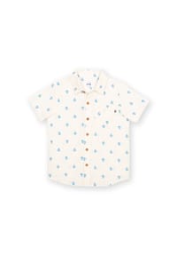 KITE - Kinder Pineapple Polka Hemd Bio-Baumwolle - weiß