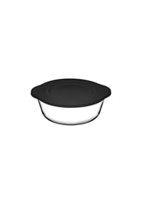 Paşabahçe - Borcam Backform aus Glas 2,2L mit Deckel Ideal für Kuchen, - 