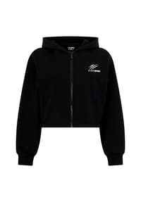 PLEIN SPORT - Kapuzen-Sweatjacket SCRATCH - black