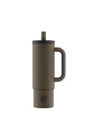 24BOTTLES® Straw Trinkbecher 800 ml - Straw - brushed steel