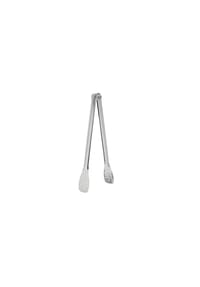 ALMINA® - Servierzange 34 cm aus Edelstahl für Salat, Buffet & Küche - Silber - Silber 34 x 14,5 cm