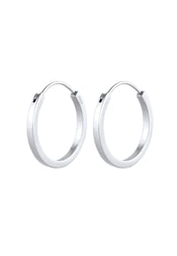 elli. PREMIUM - Ohrringe Elli Premium Ohrringe Elli Creolen Basic 925 Silber Vergoldet - Silber