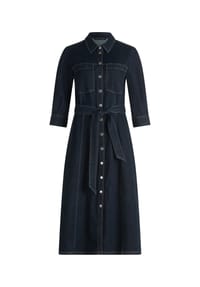 BETTY BARCLAY - Hemdblusenkleid mit Knopfleiste - Dark Blue Denim