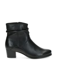 Caprice - Leder Stiefelette - Schwarz