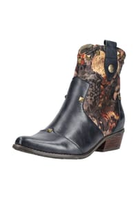LAURA VITA® - Leder/Textil Stiefelette - Anthrazit