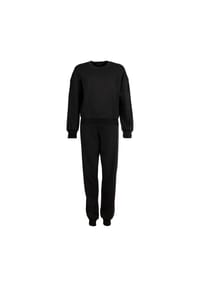 EMPORIO ARMANI - Damen Hausanzug - ICONIC TERRY, Tracksuit, Loungewear, Baumwoll-Mix - Schwarz