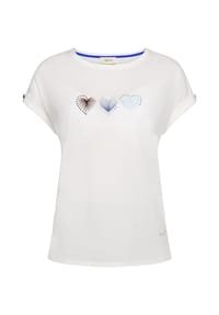 CARTOON - Shirt, Baumwolle, für Damen - 1981 CREAM/BLUE