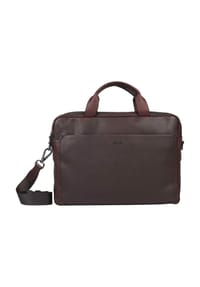 JOOP! TERAMO - Aktentasche, Leder, Laptopfach  - 702 DARKBROWN